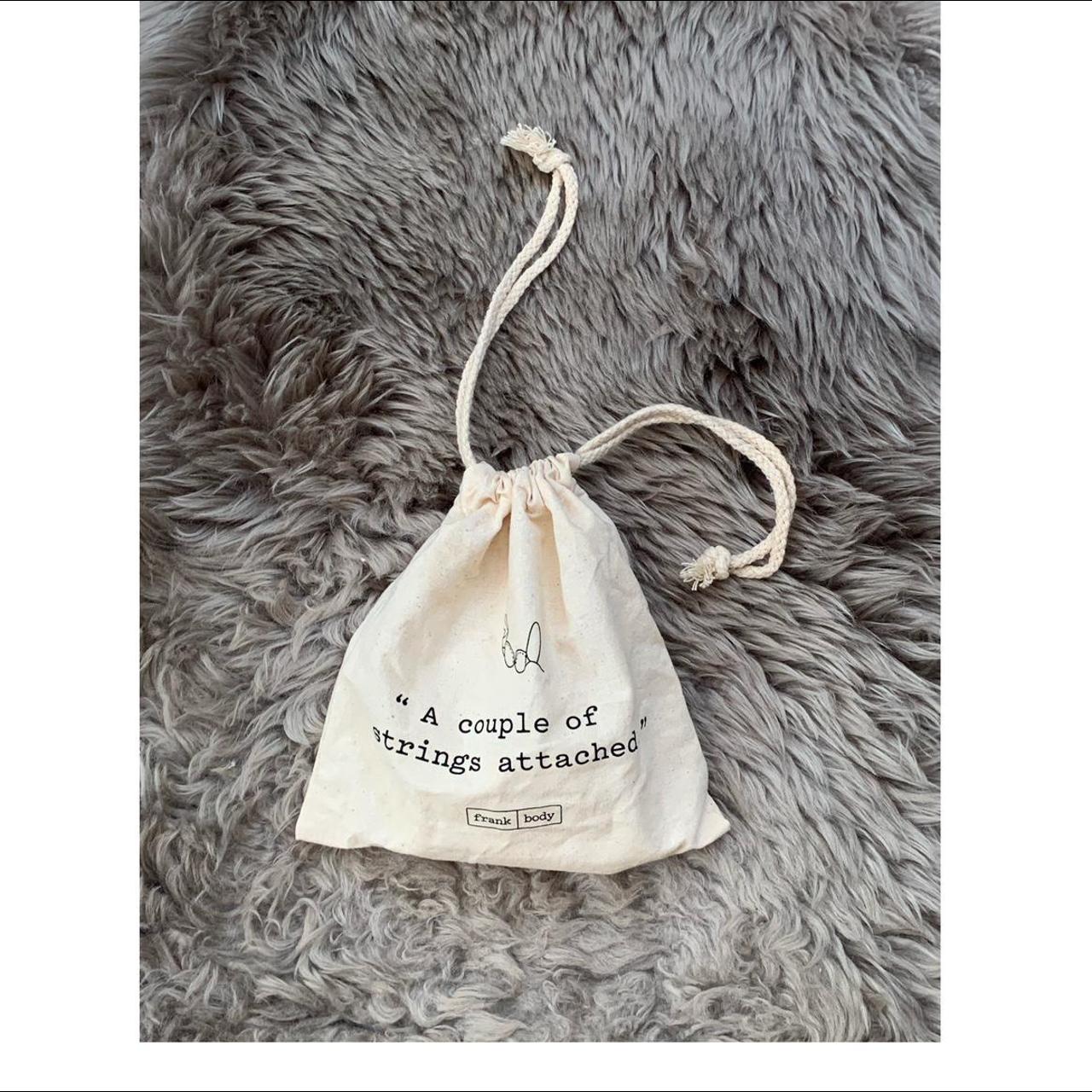 Cute Small drawstring canvas bag 🌱 Perfect for... Depop