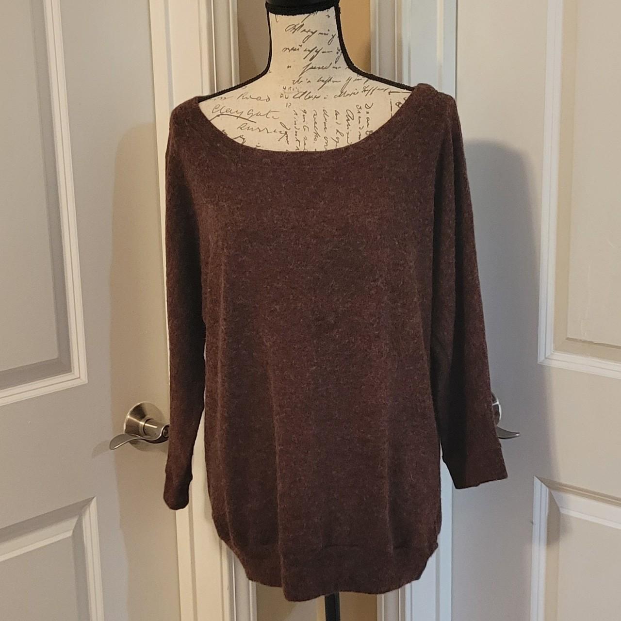 Women's Burgundy Jumper | Depop