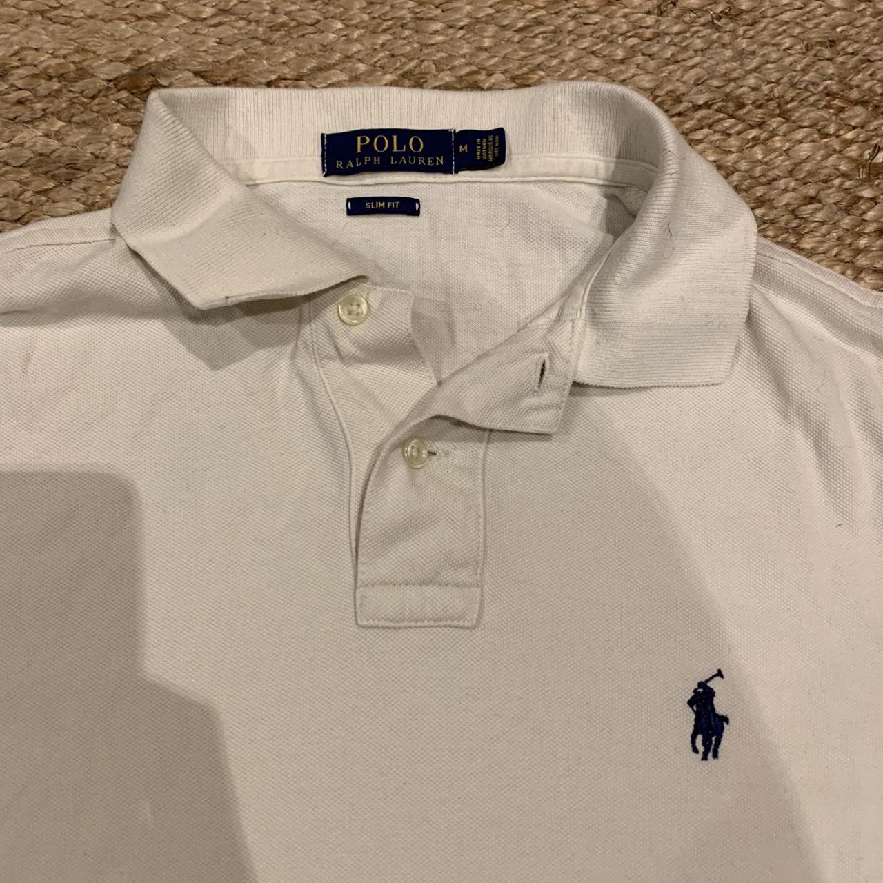 Polo Ralph Lauren Men's Cream Polo-shirts | Depop