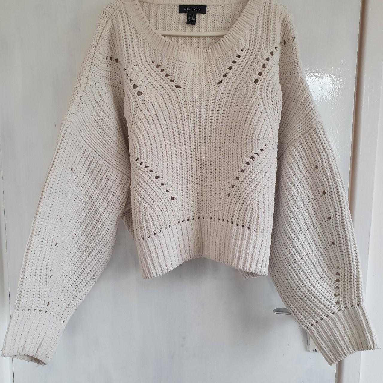 New look cropped jumper Size L Really cosy and thick... - Depop