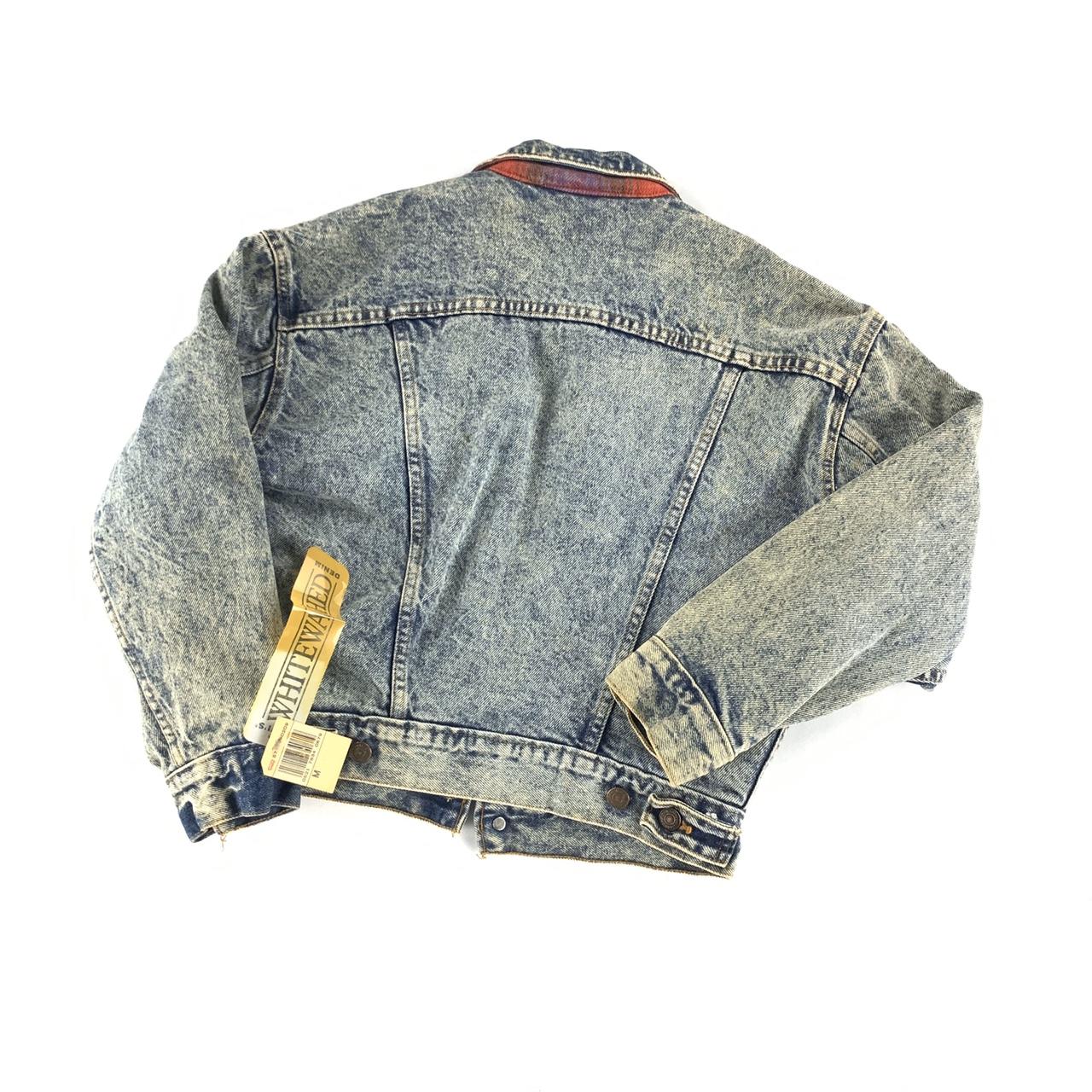 Vintage Levi's Jeans Denim Trucker Jacket Plaid... - Depop