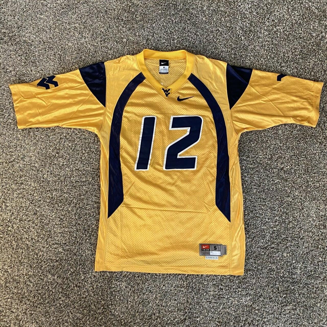 Nike WVU West Virginia Mountaineers Football Jersey... Depop