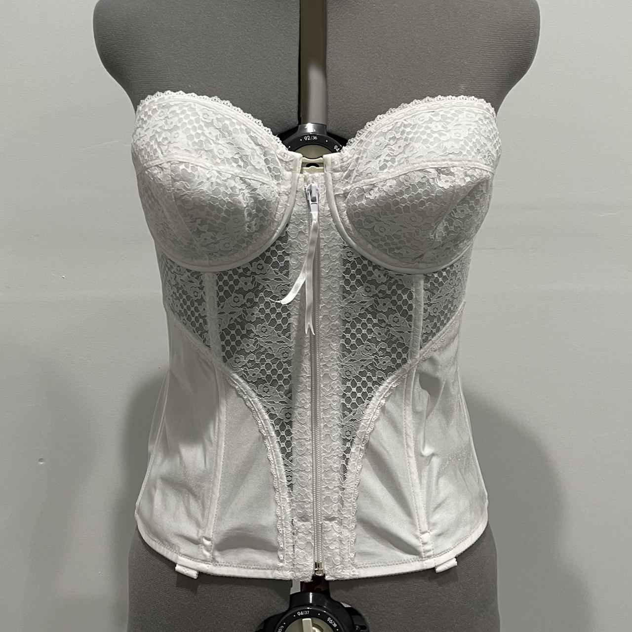 White Lace Bridal Bustier