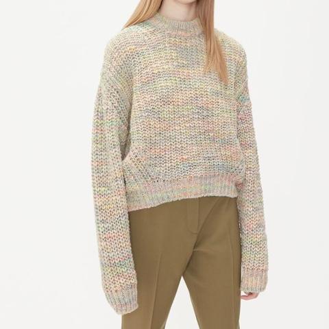 即納！最大半額！】 Acne Studios Zora Multi マルチカラーニット