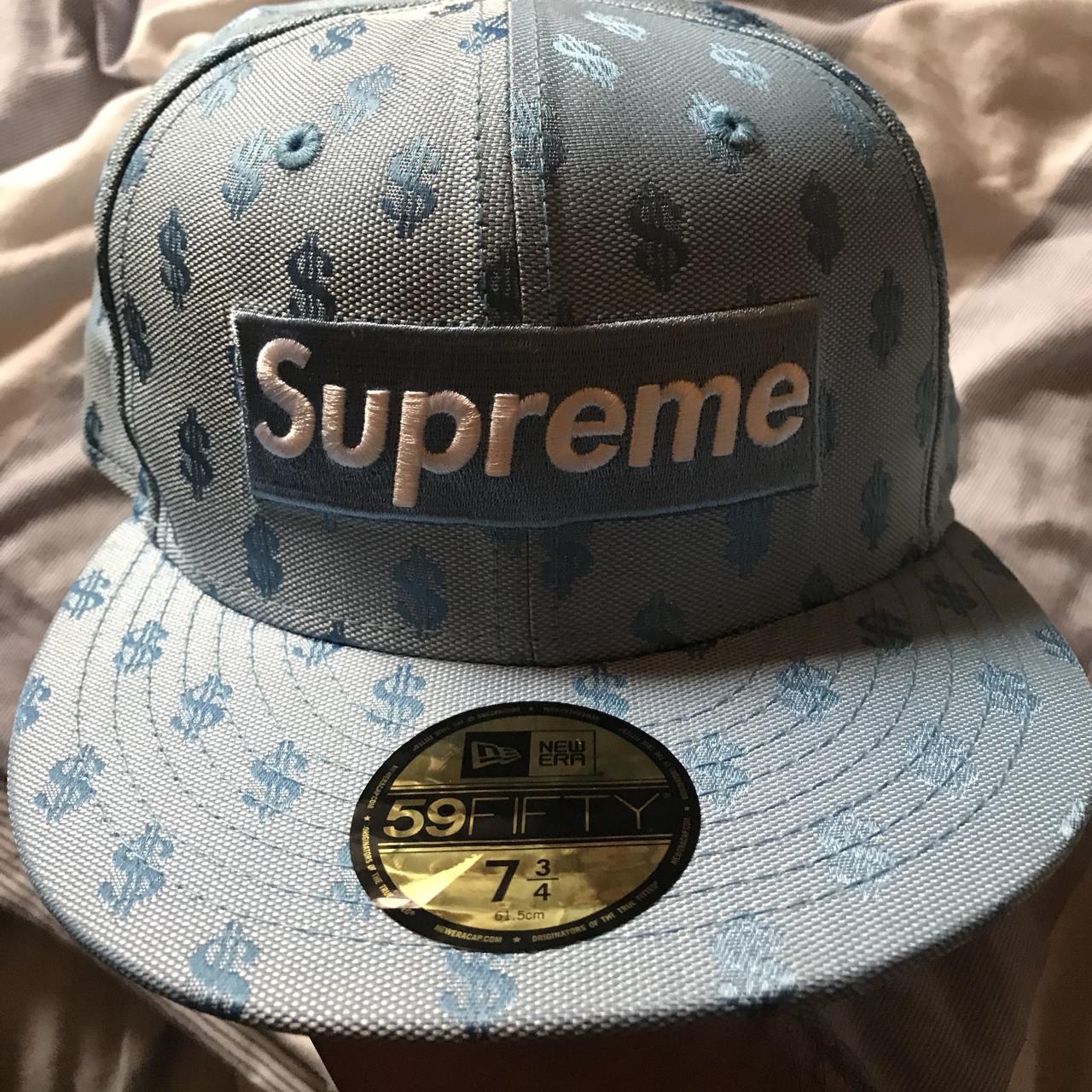 Supreme Monogram Box Logo New Era Cap Size 7... - Depop