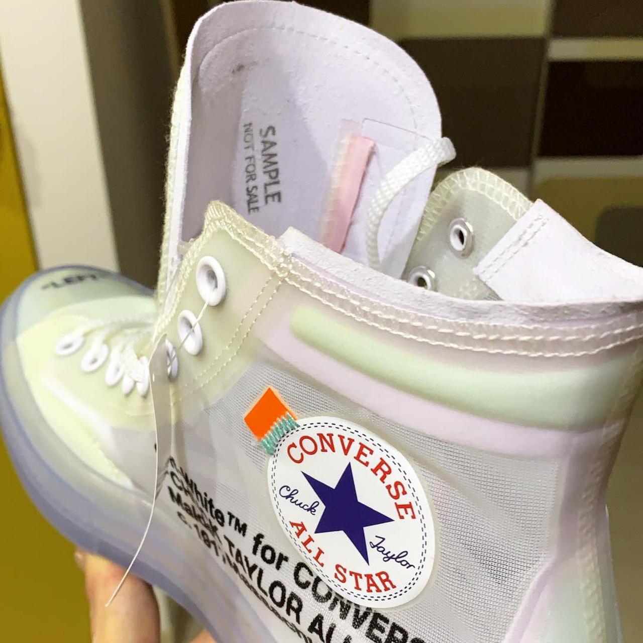 Converse off white clearance boite