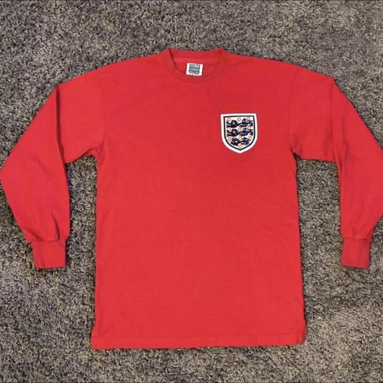 Vintage England 1966 World Cup Final Football Shirt... - Depop