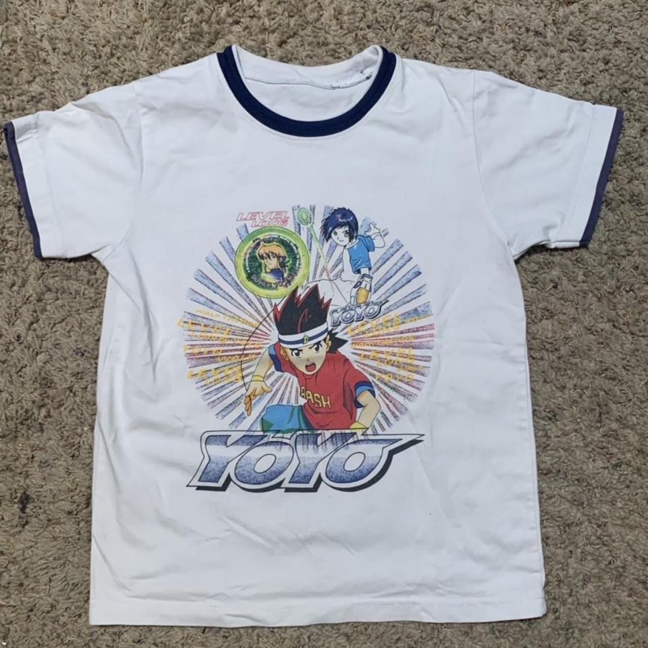 Vintage anime super yoyo baby tee Probably size... Depop