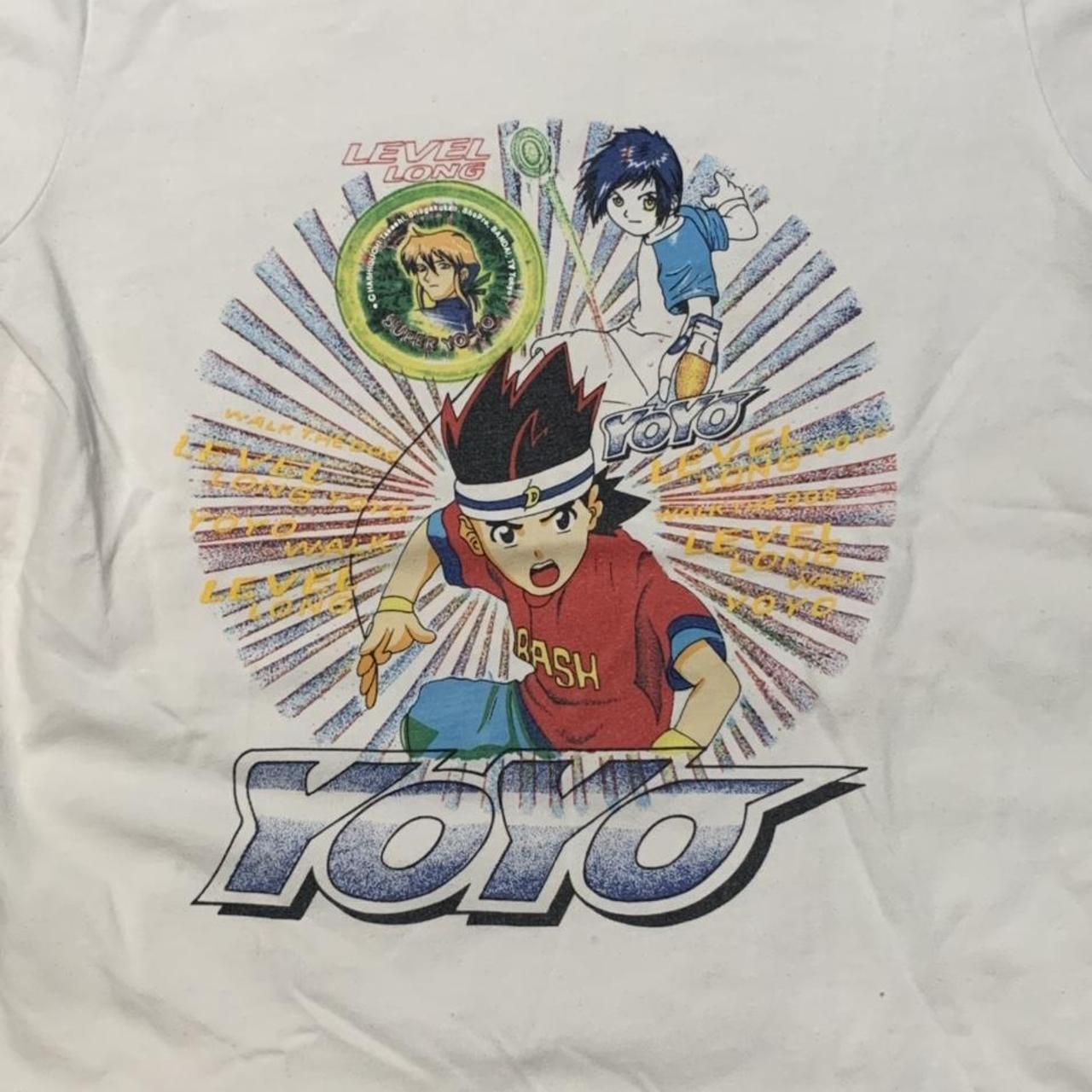 Vintage anime super yoyo baby tee Probably size... Depop