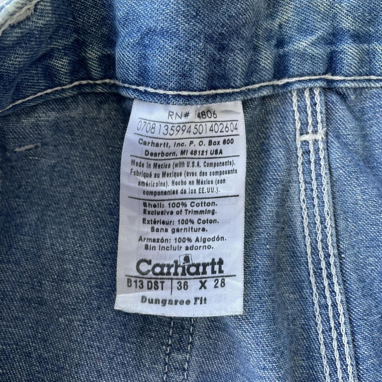 Vintage Carhartt jeans, tagged size 36/28, I’m a 34... - Depop