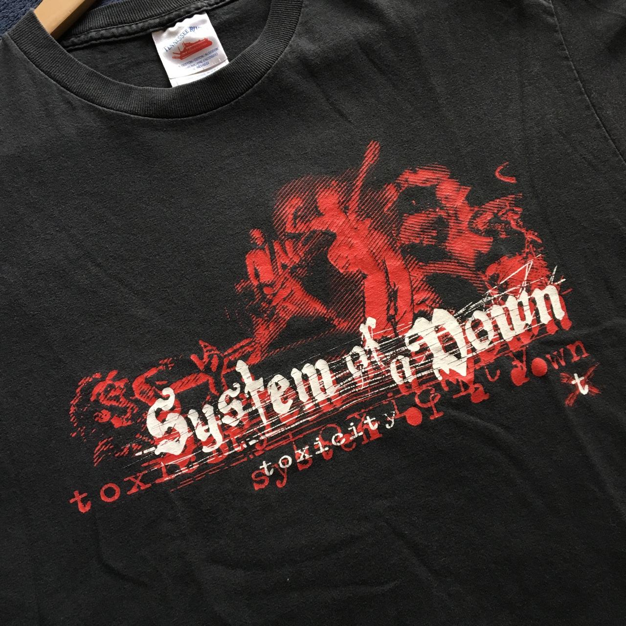 2002 system of the down T-shirt “Toxicity” USA... - Depop