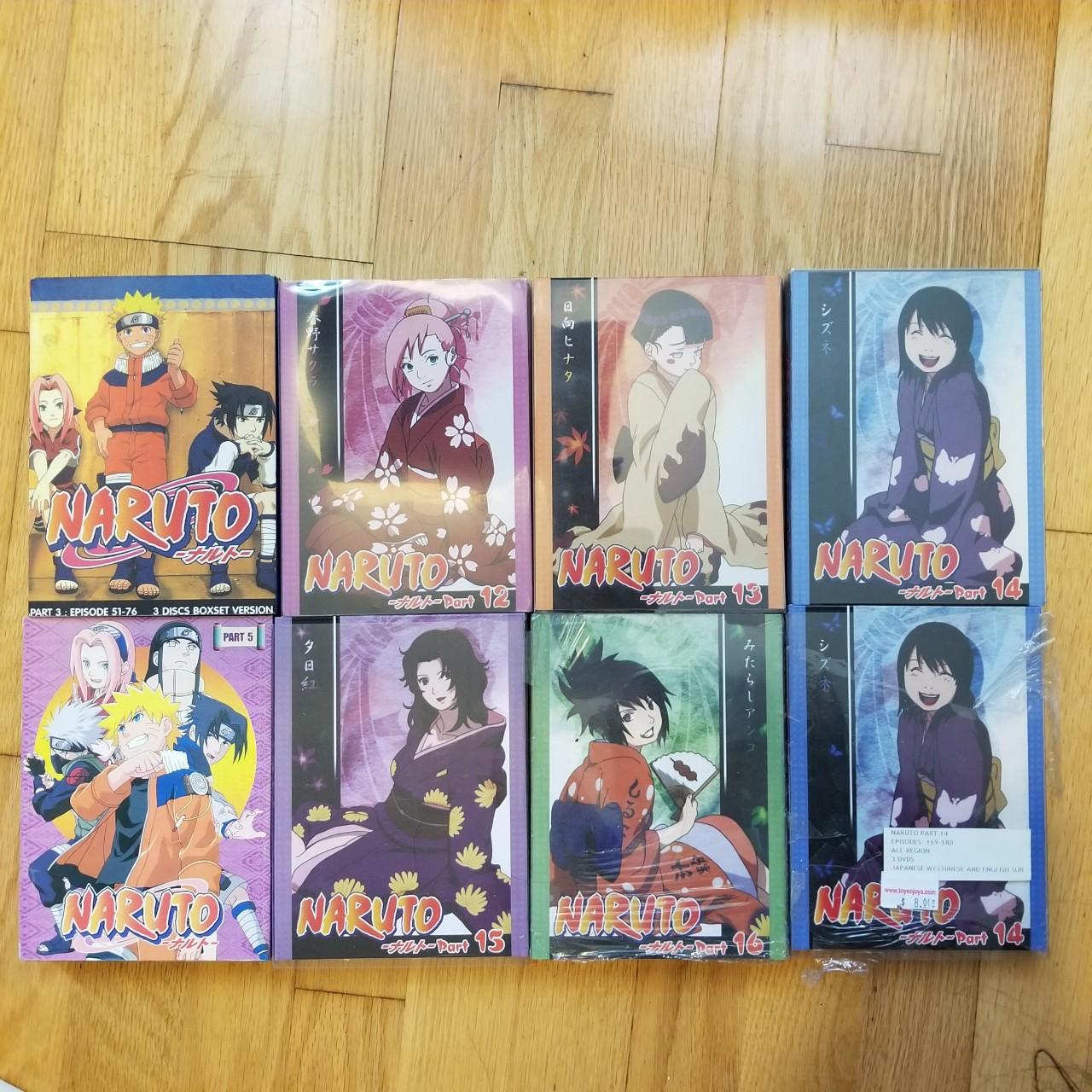 Naruto Anime DVD Boxed Set Lot All new. I am... - Depop