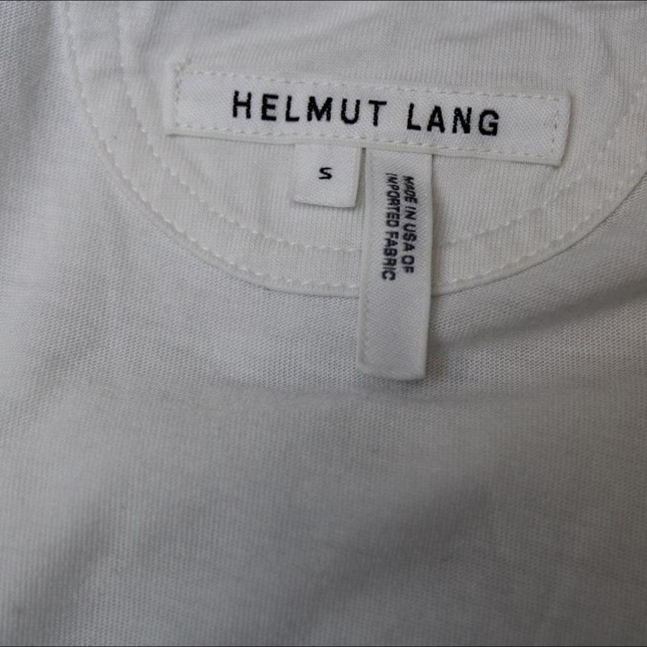 Vintage Helmut Lang T Shirt with spellout front... - Depop