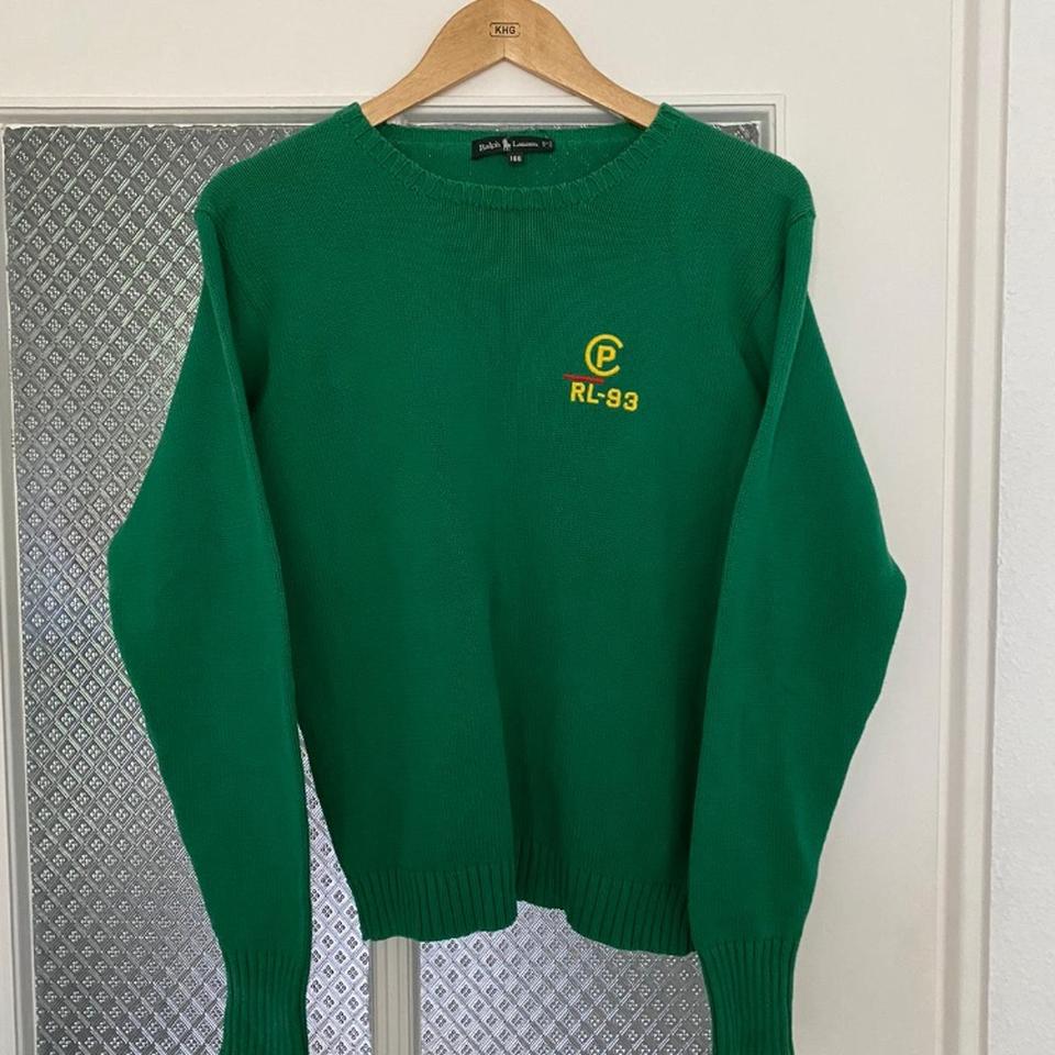 Vintage Polo Ralph Lauren Cp RL-93 knit sweater in... - Depop