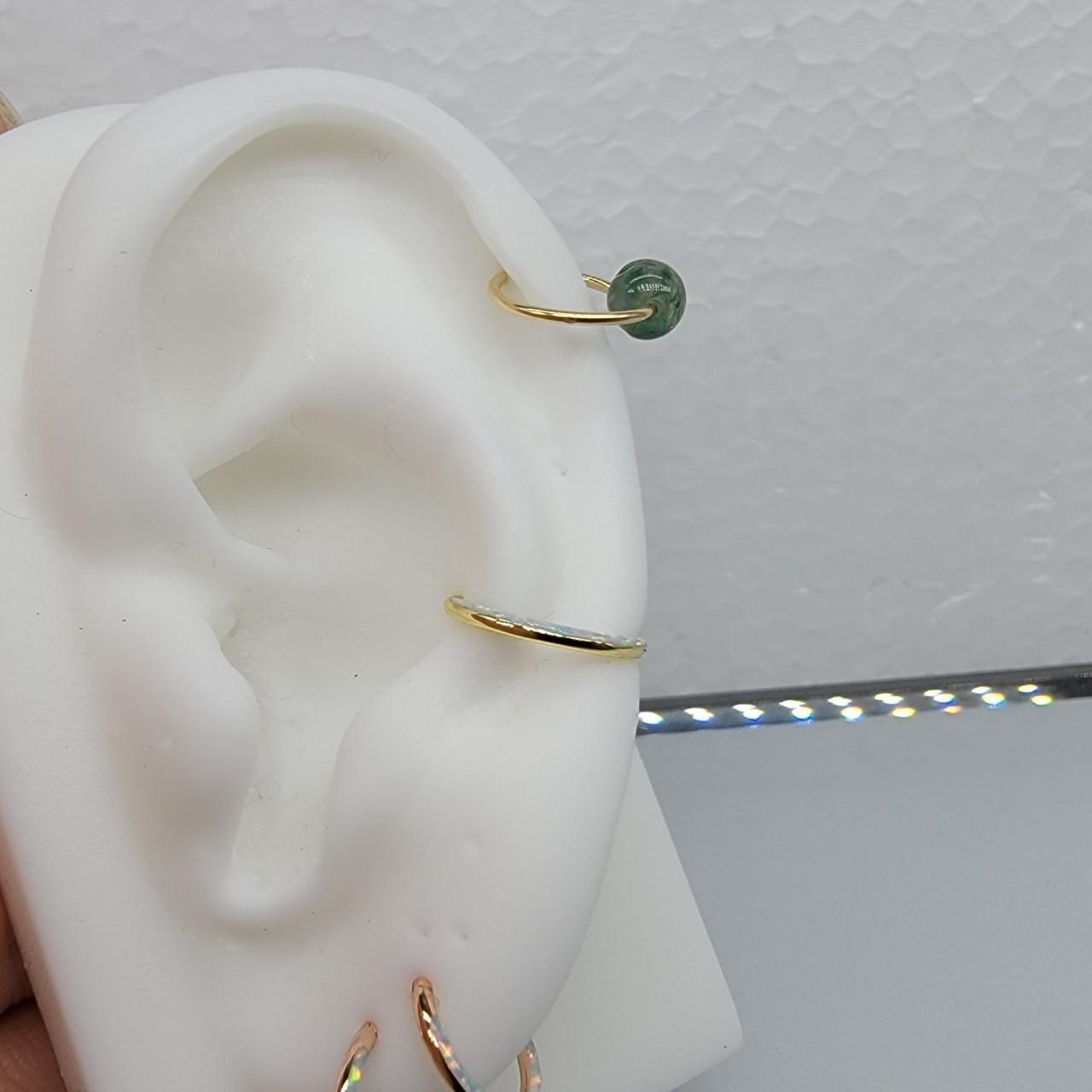 Women's Green and Gold Jewellery (3)