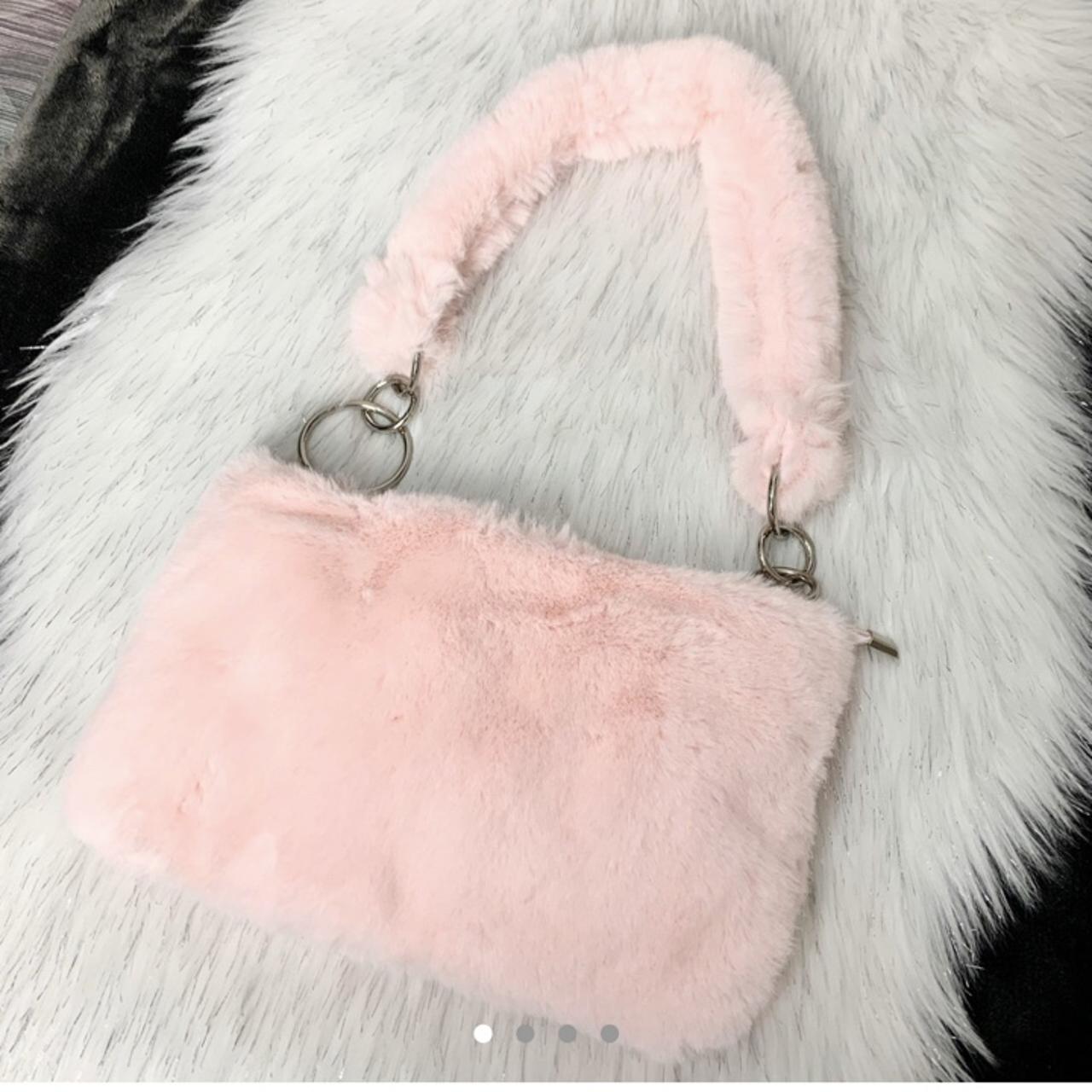 fluffy shoulder bag topshop