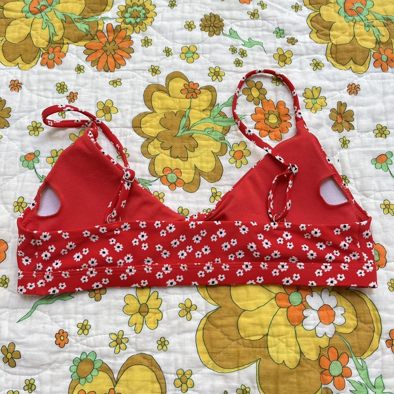 Product Image 2 - Red and white daisy bikini