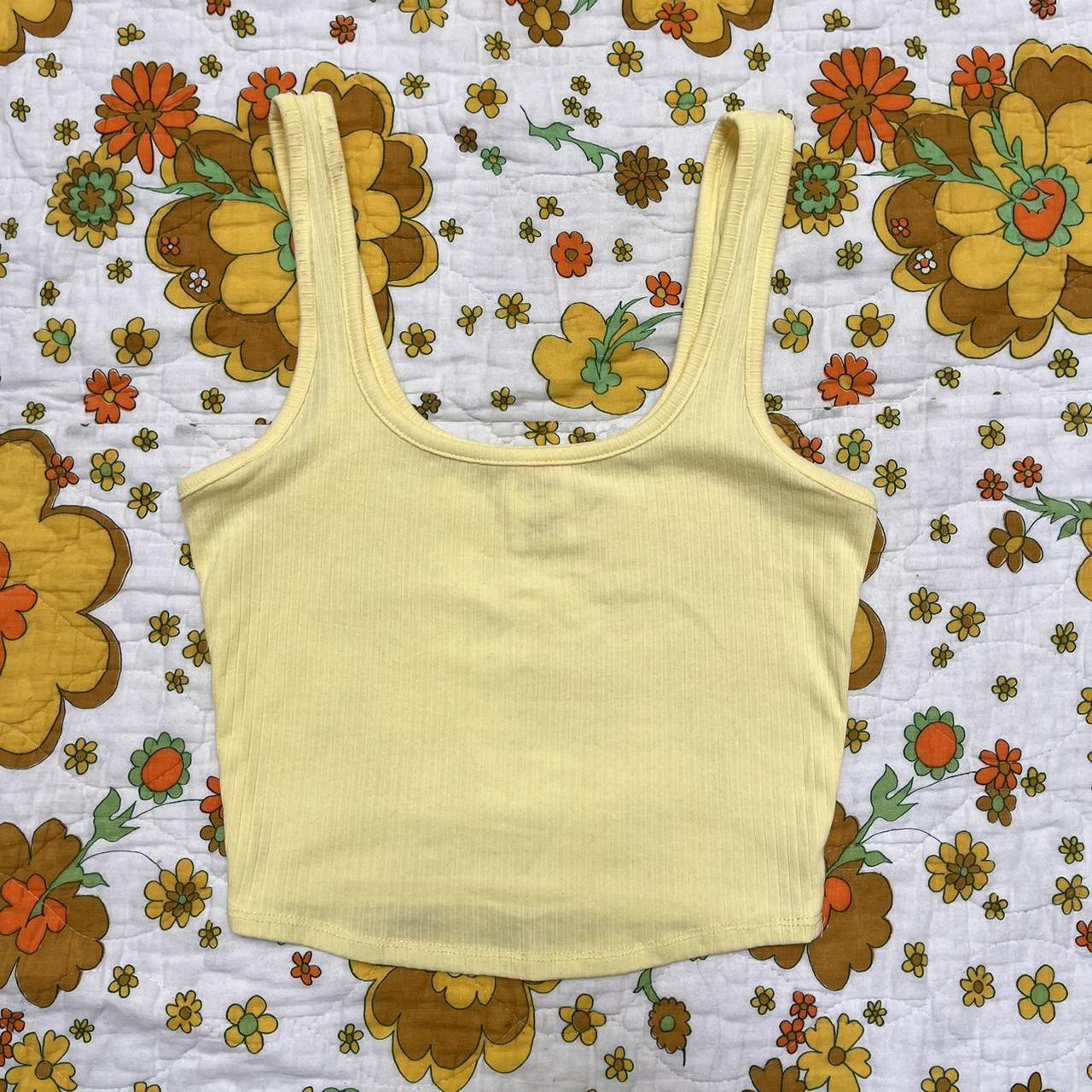 Product Image 1 - Yellow ribbed tank top
♡ light