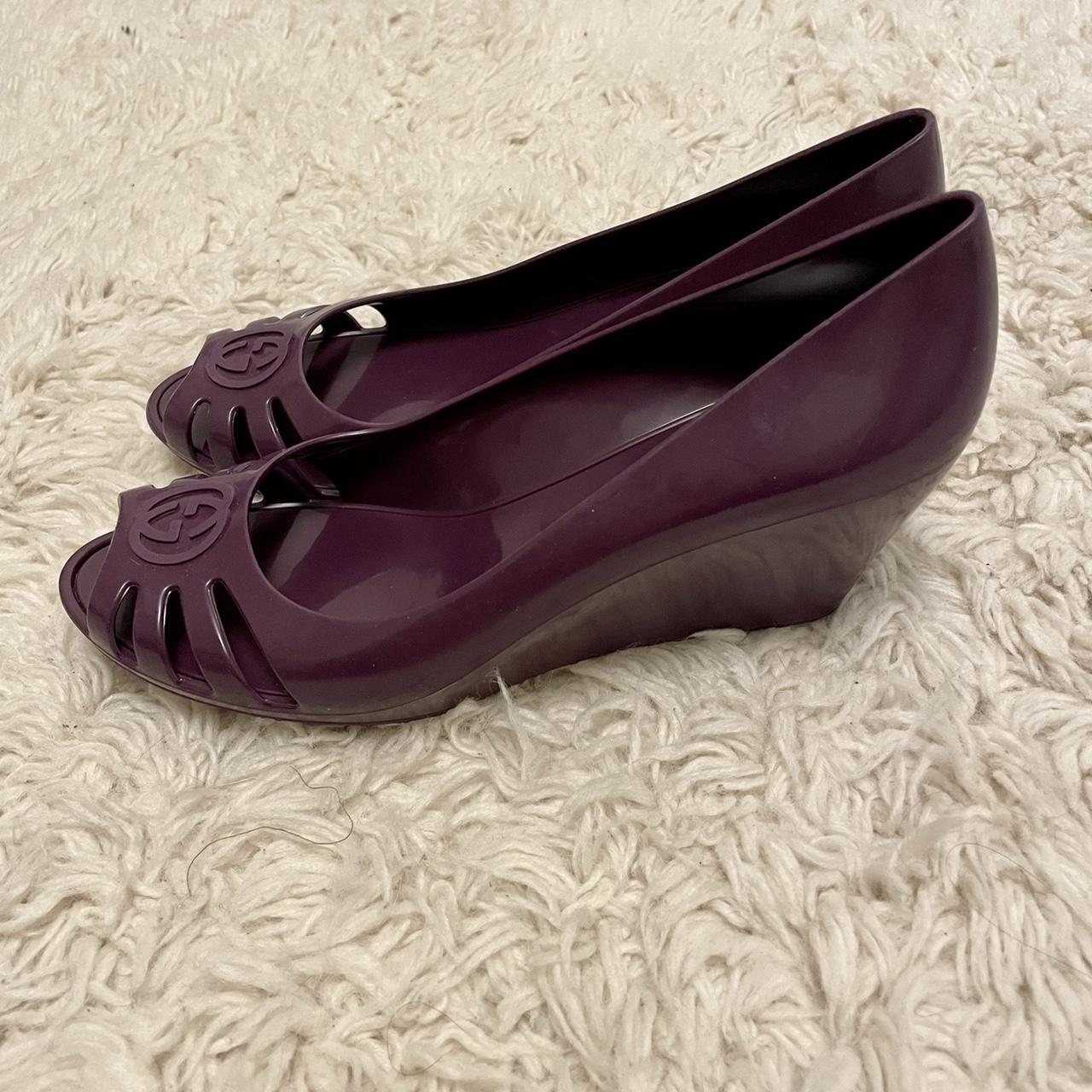 Gucci marola cheap jelly wedge