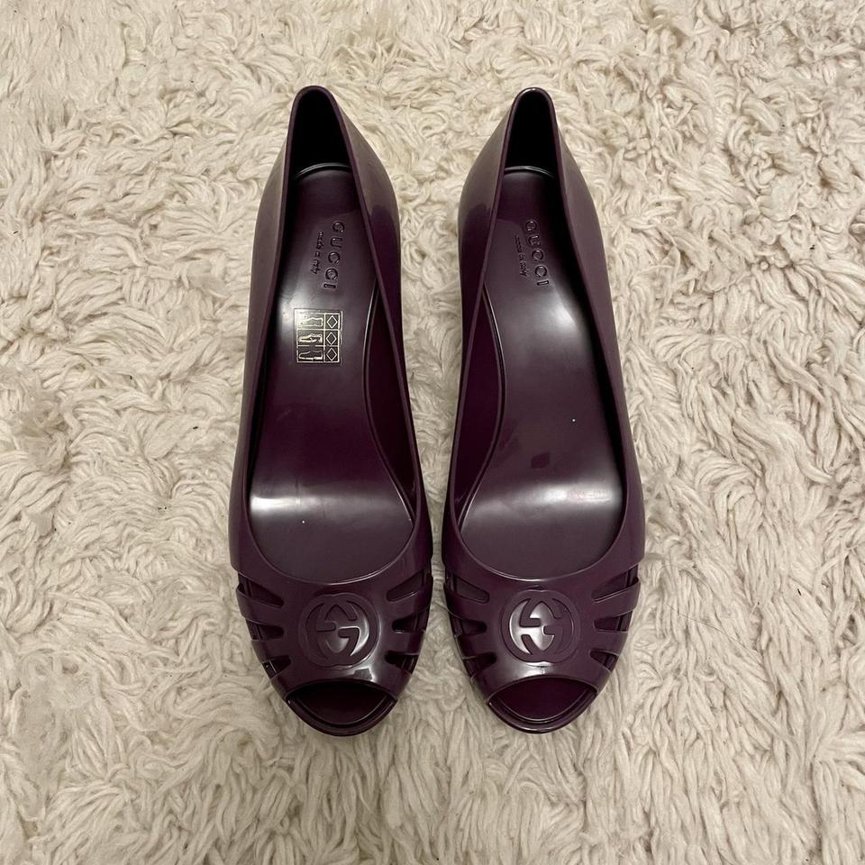 Gucci marola jelly on sale wedge