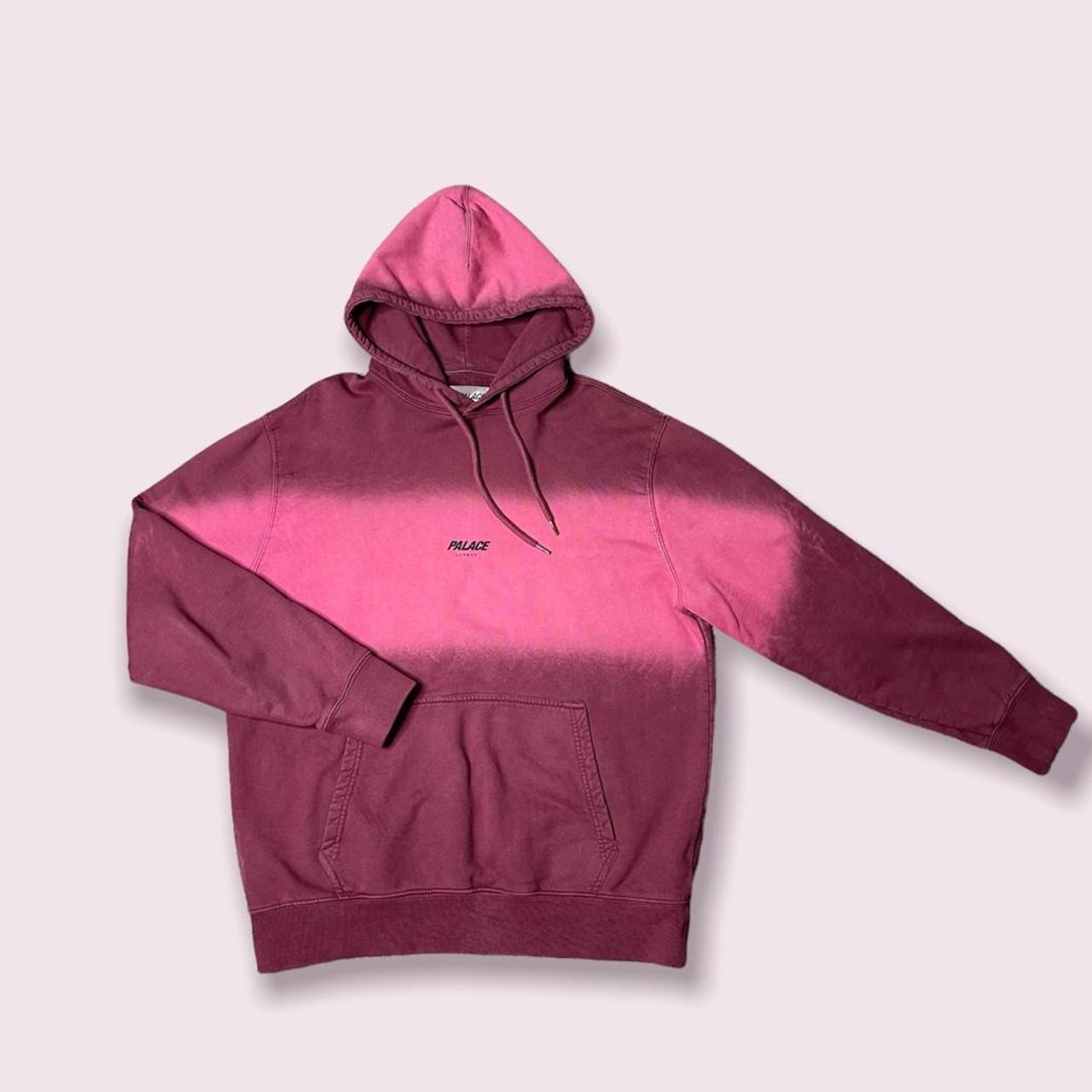 Palace cheap burgundy hoodie