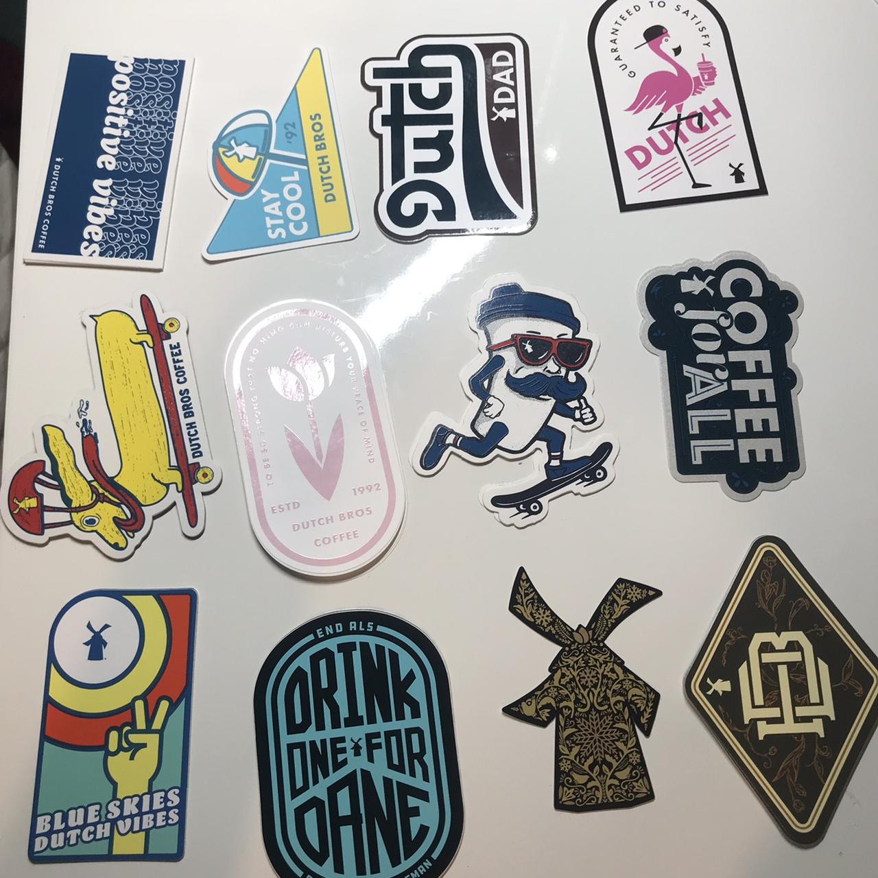 Dutch bros 2024 sticker bundle