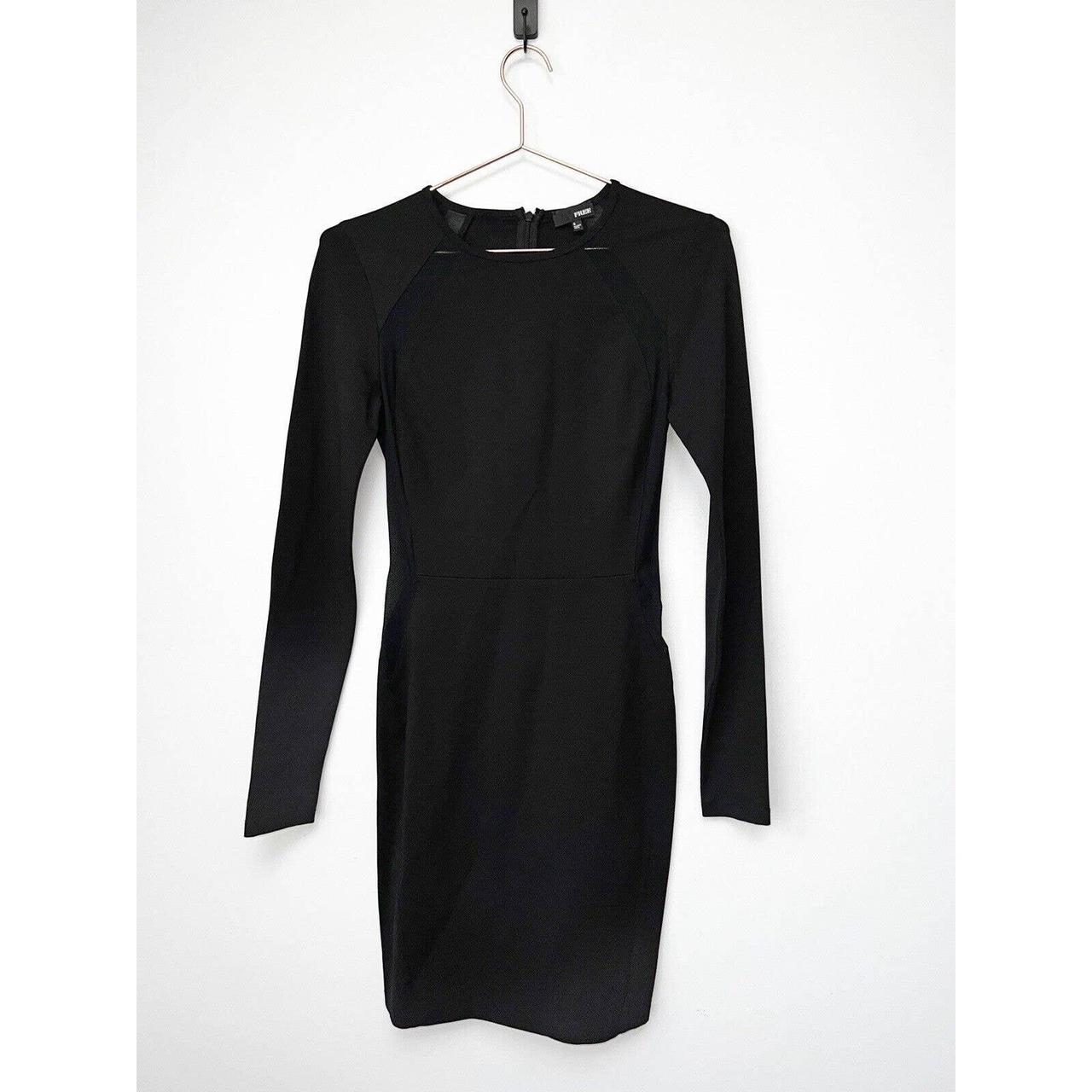 Aritzia Wilfred Free Black Long Sleeve Dress