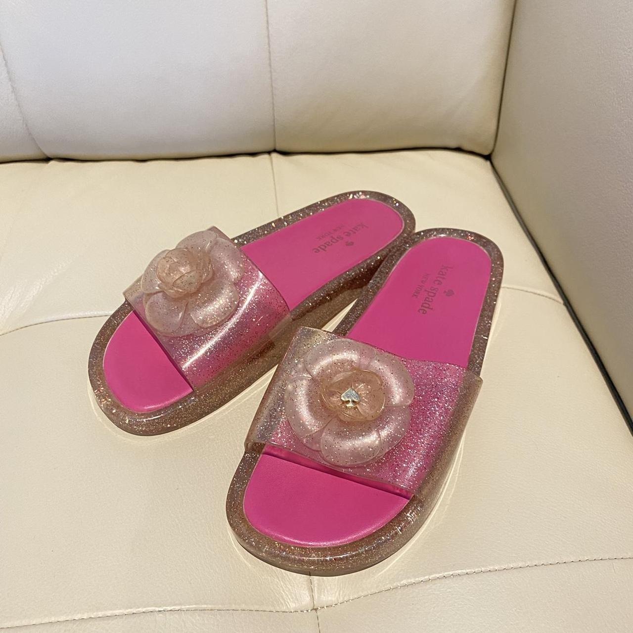 Kate spade pink discount slides