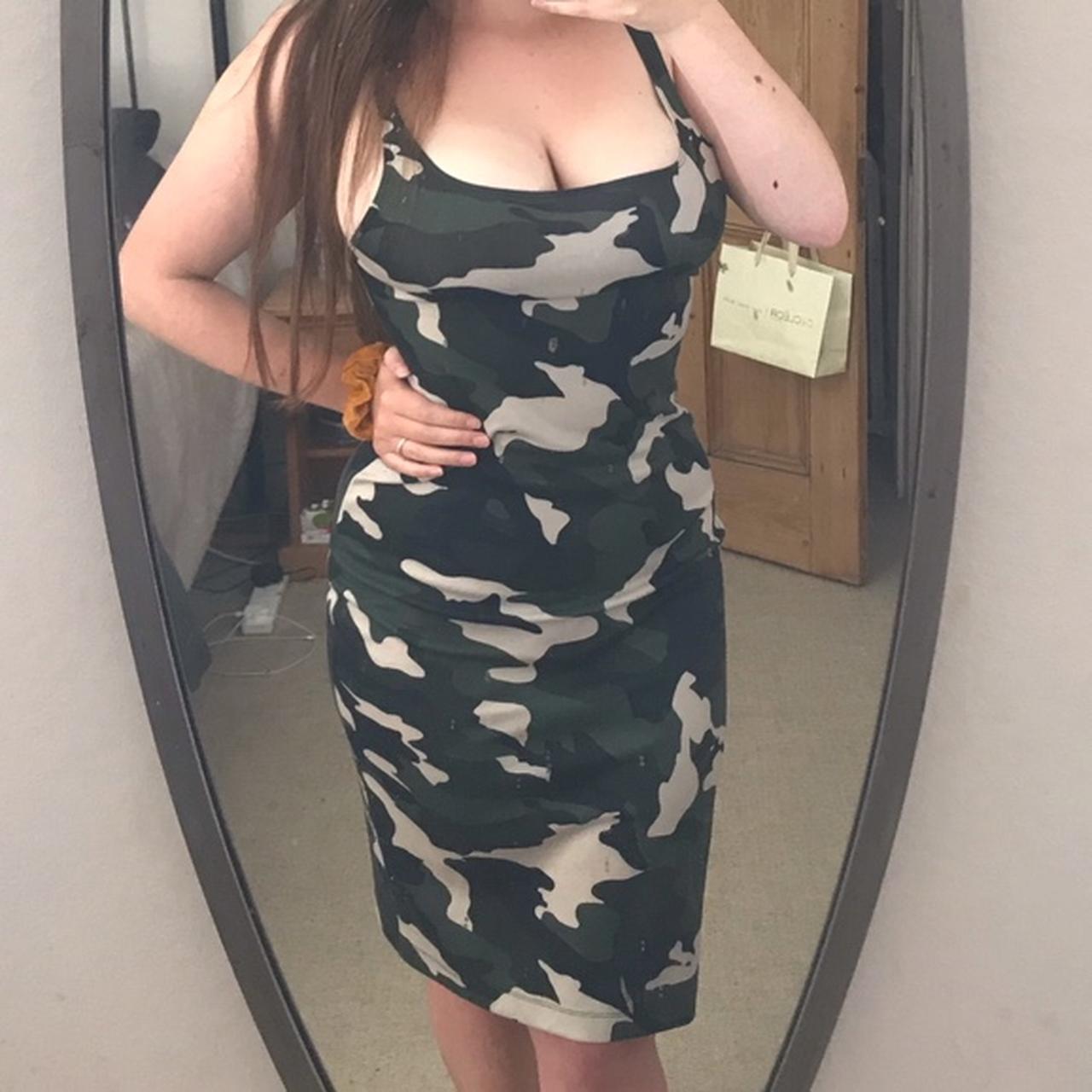 Zara best sale camo dress