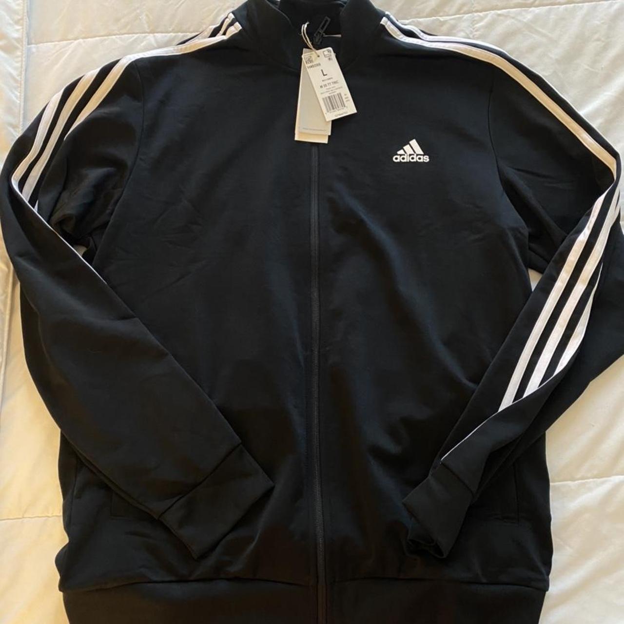 Large adidas jacket never worn tags still on it Real... - Depop