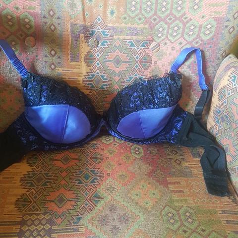 34G Ann Summers Navy Blue padded bra💙 Good - Depop