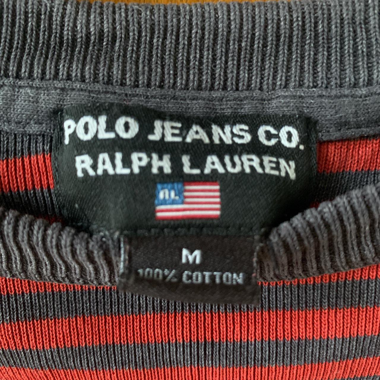 Long-sleeved Polo Ralph Lauren stripy top. Super... - Depop