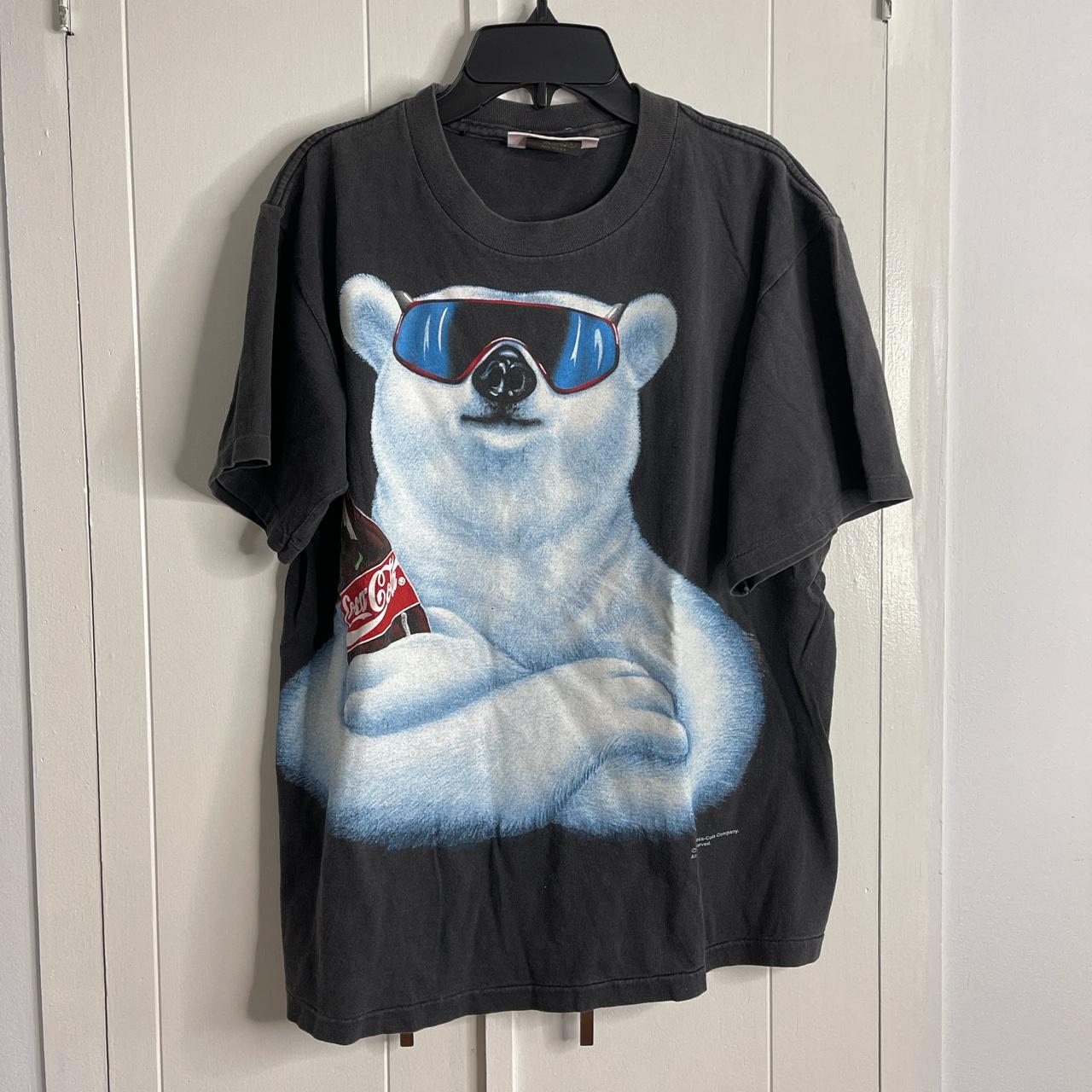 coca cola polar bear t shirt