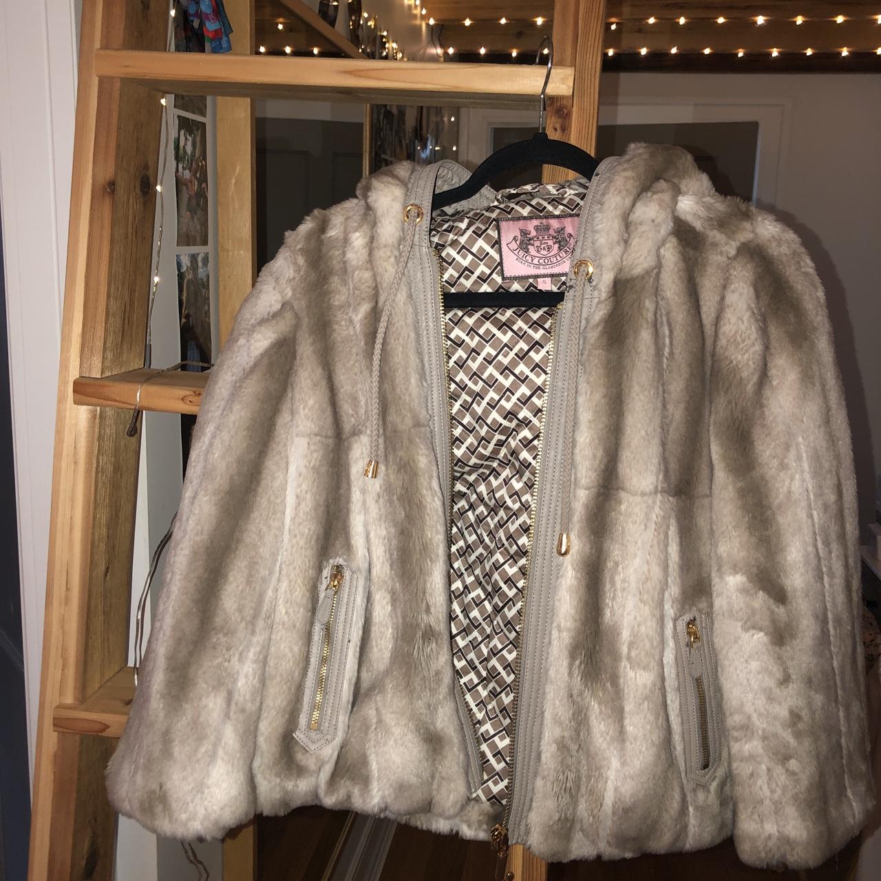 juicy couture fur coat