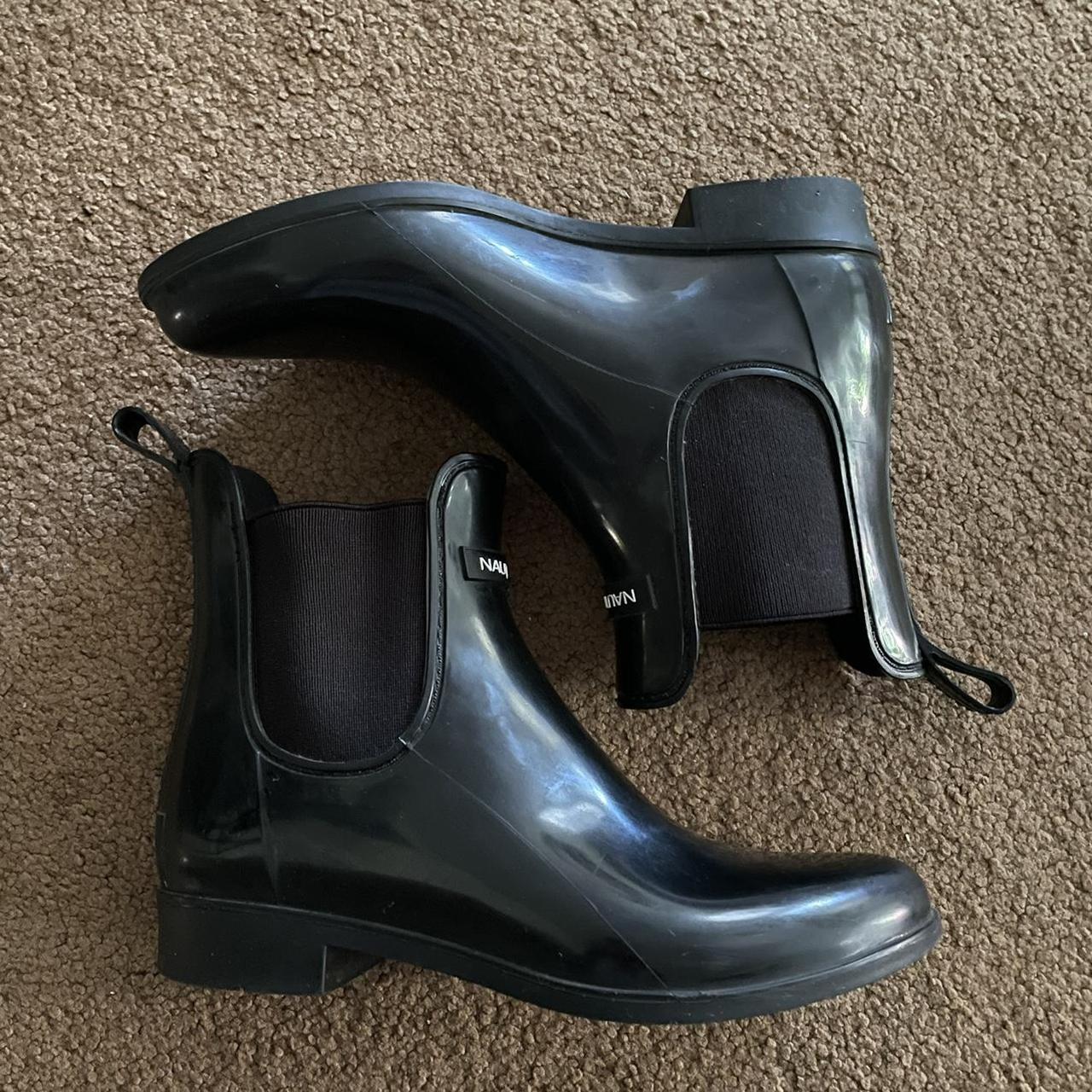 Nautica Chelsea rain boots/ black ankle boots!#N##N#-... - Depop