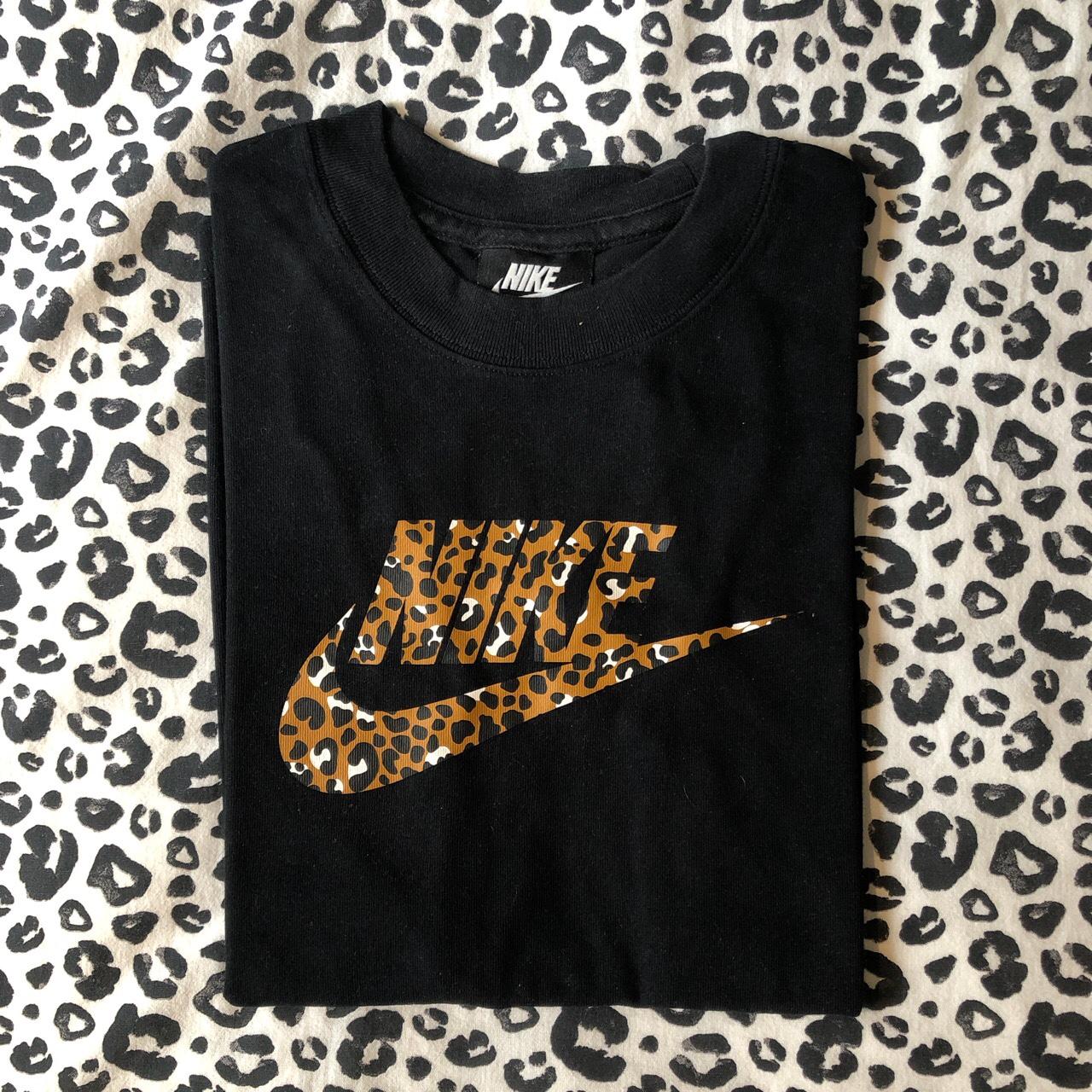 nike leopard print t shirt