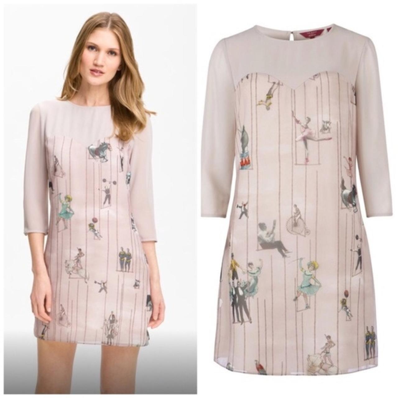 ted baker circus dress size 2 (10) bought for over... - Depop