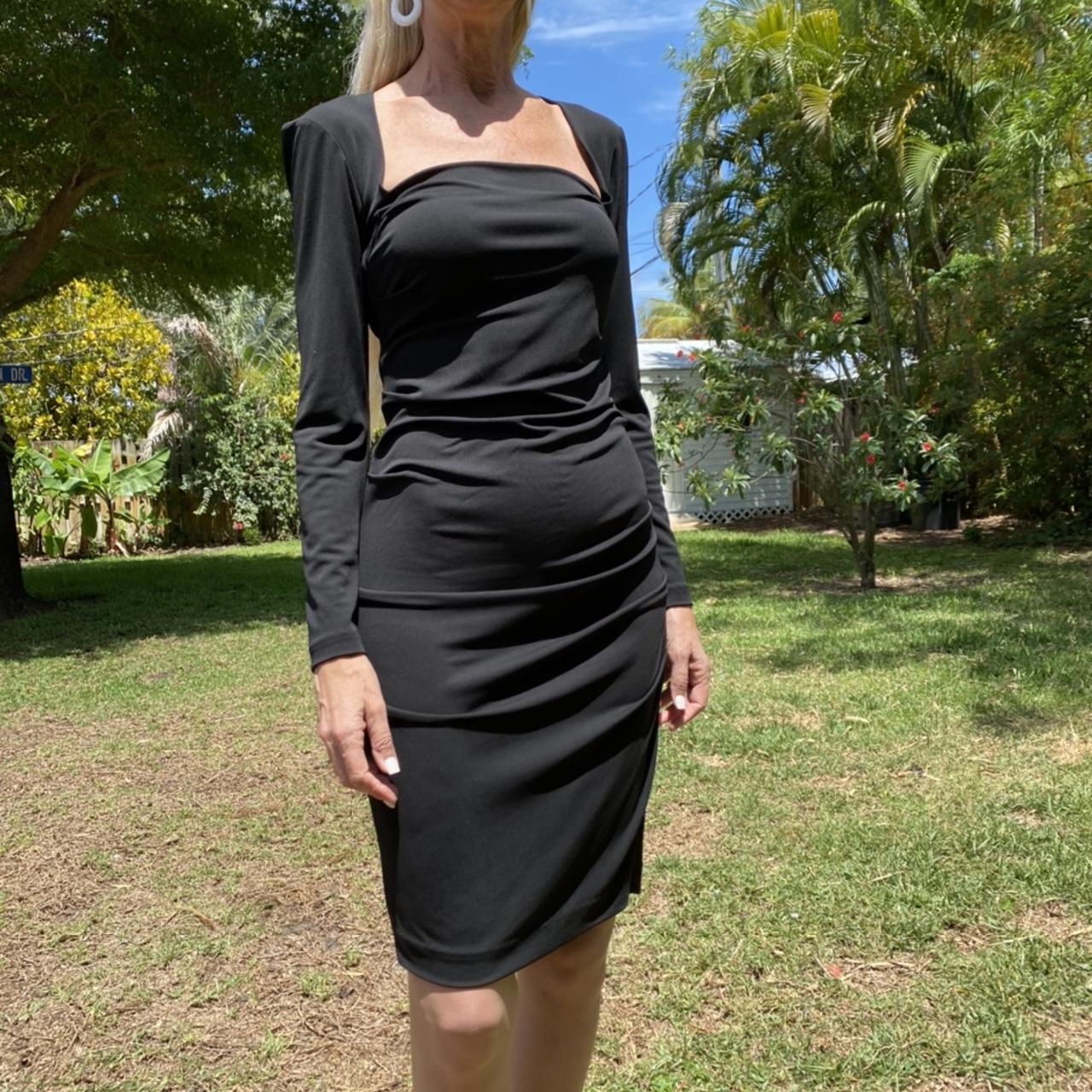 Nicole Miller Black Cocktail Dress