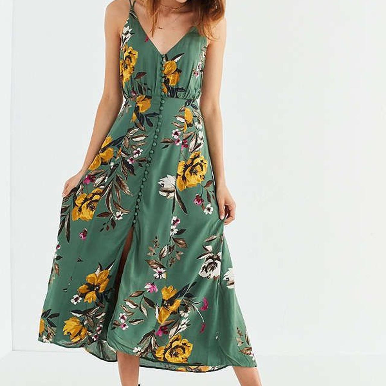 Urban outfitters lady lava midi dress, US size 2 (UK... - Depop