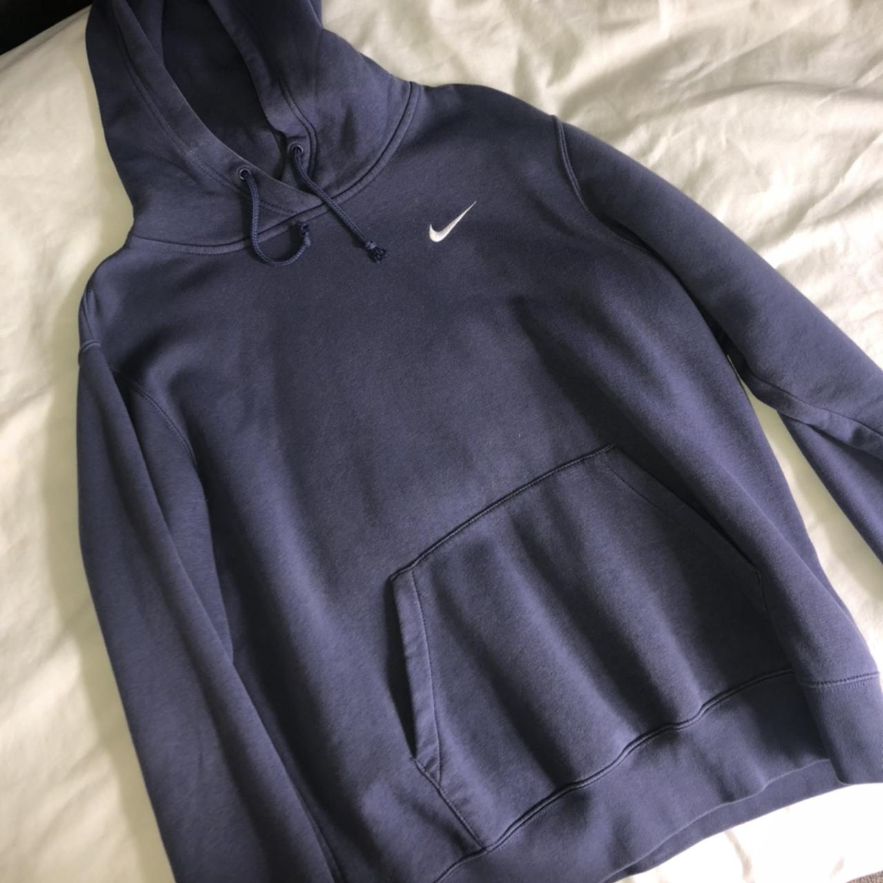 Blue Nike hoodie , only worn a few times. Message... Depop