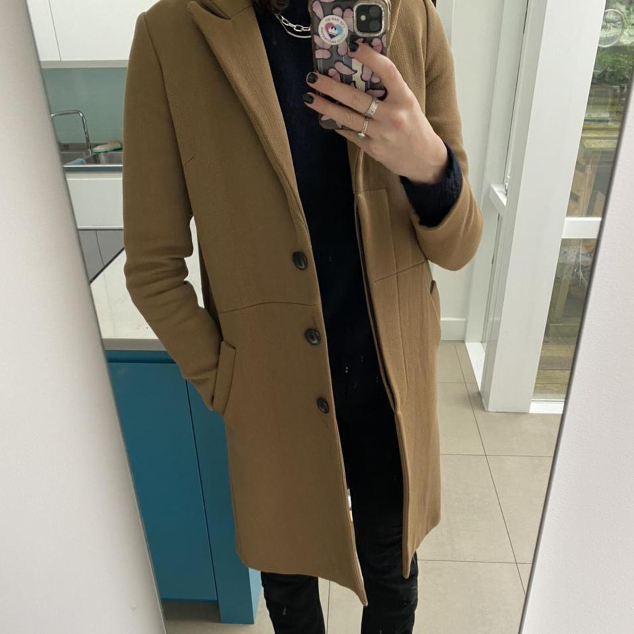 jigsaw camel coat