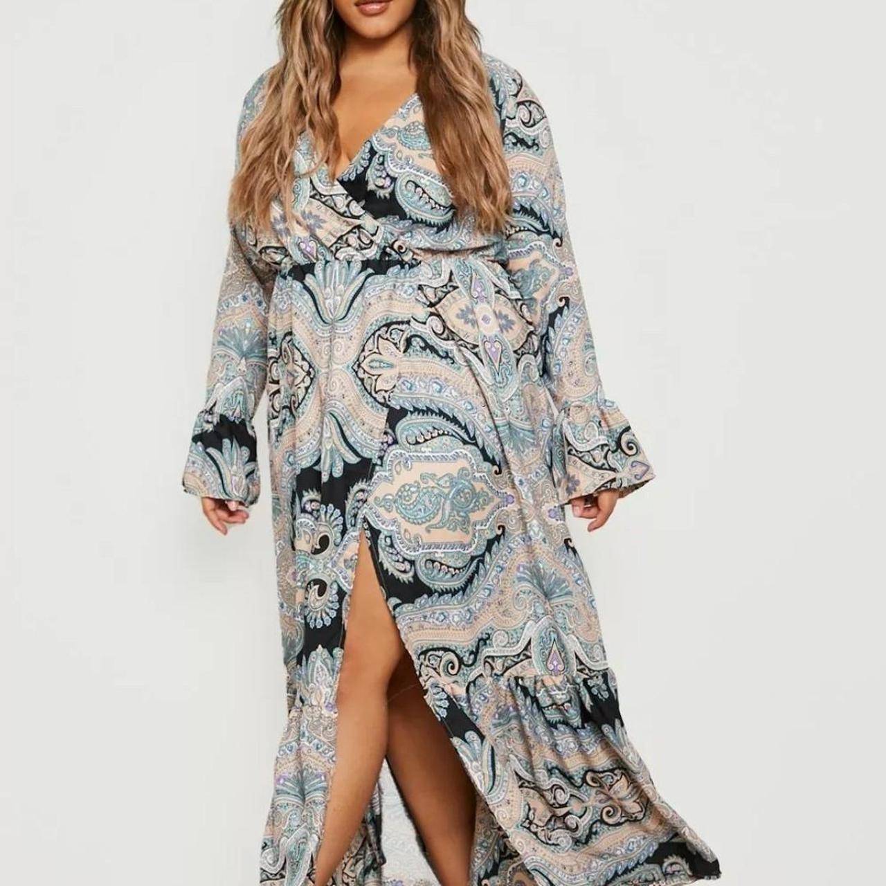 boohoo sparkly black dress