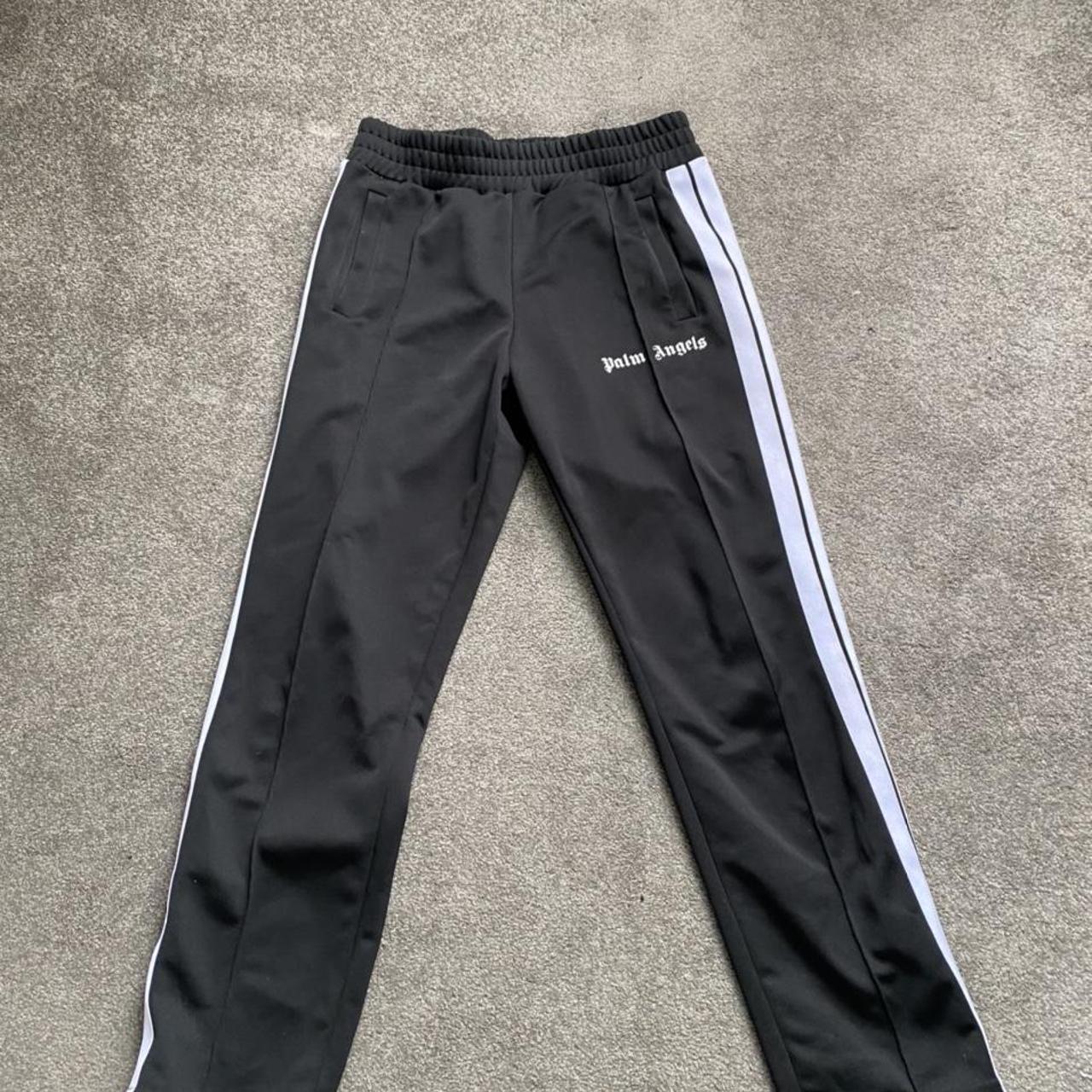 Mens Palm angels black joggers black Selling as... - Depop