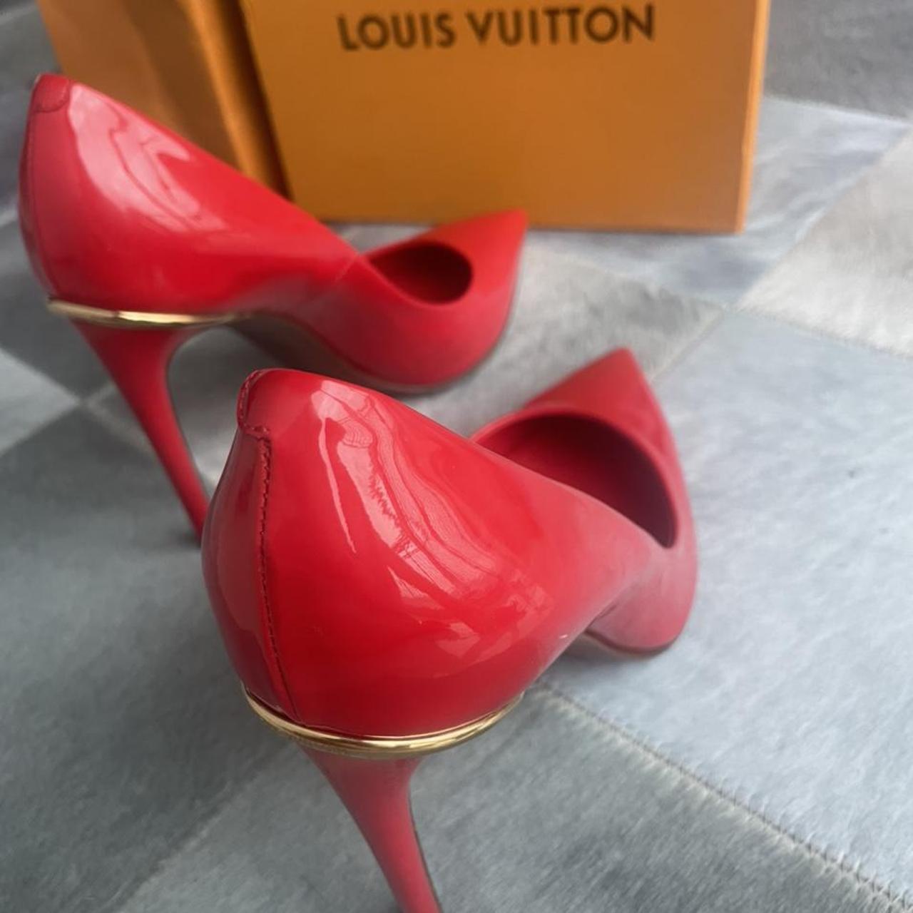 Red Louis Vuitton Pumps