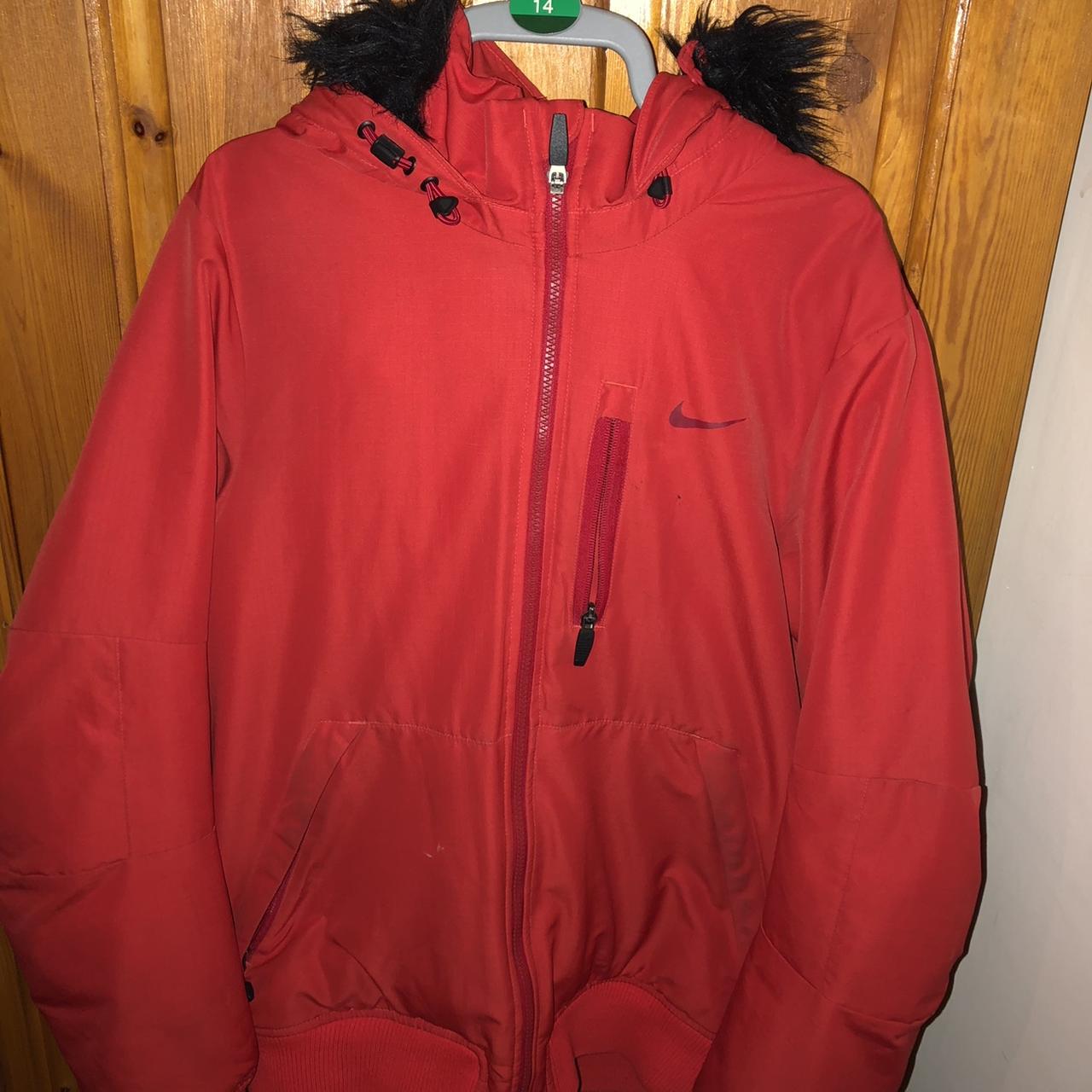 Nike jacket with fur store hood