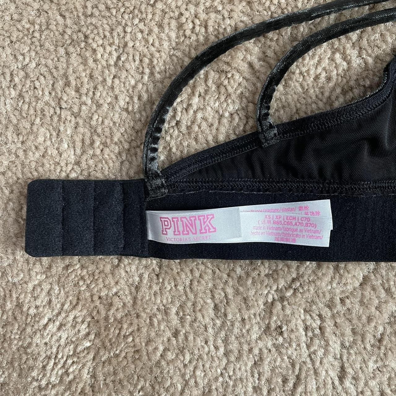 VICTORIA'S SECRET PINK BLACK VELVET BRALETTE ☆ the - Depop