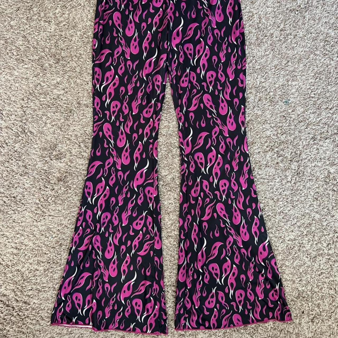 Women's Purple and Pink Trousers | Depop