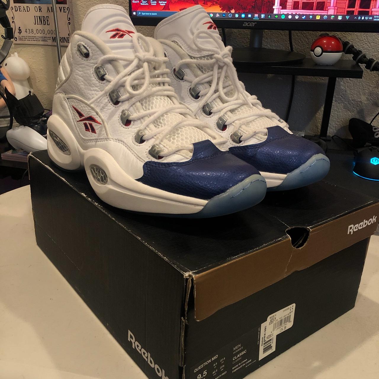 reebok question blue toe 2016