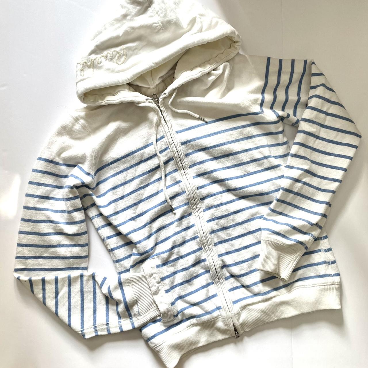 Ruehl No.925 Soft Fleece Lined Blue White Striped Depop