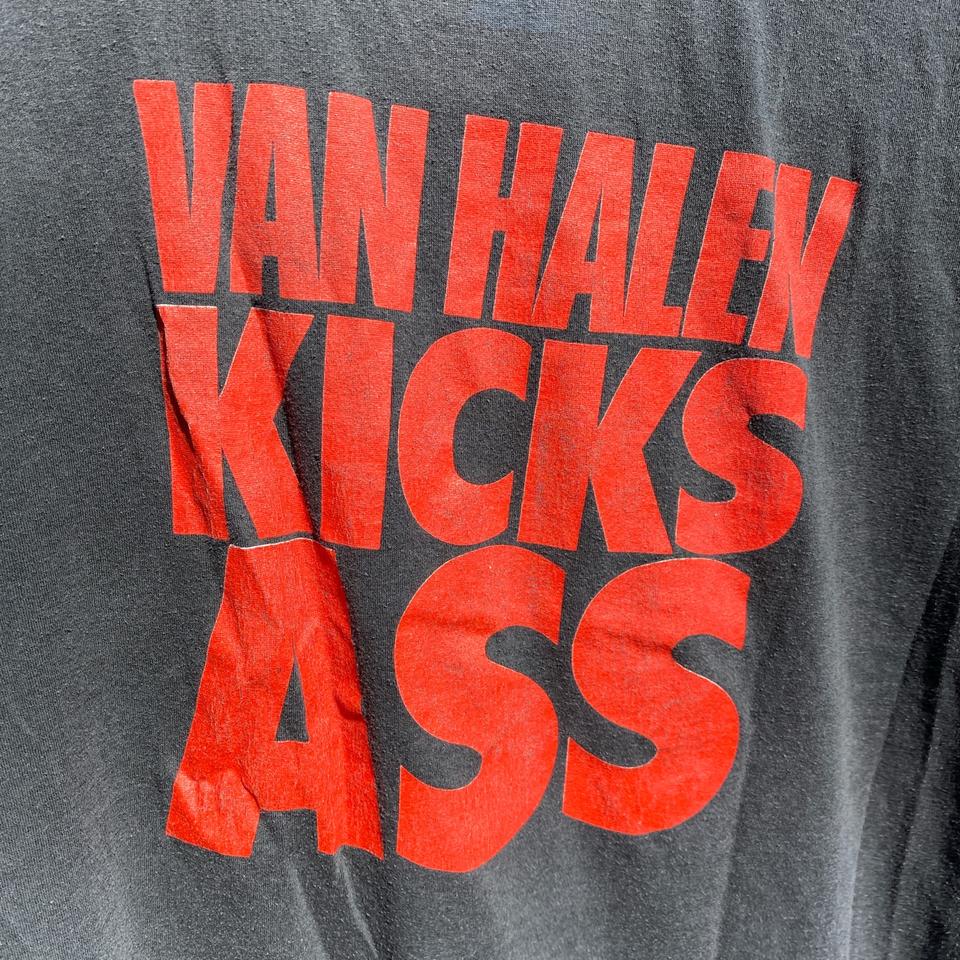 Vintage 1986 single stitch Van Halen kicks ass This... - Depop